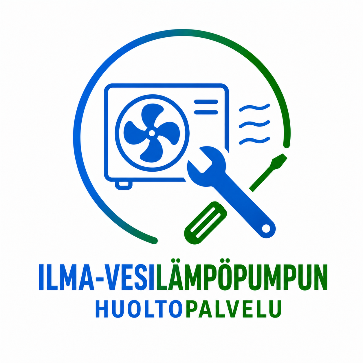 Ilma-vesilämpöpumpun ulkoyksikön tehopesu