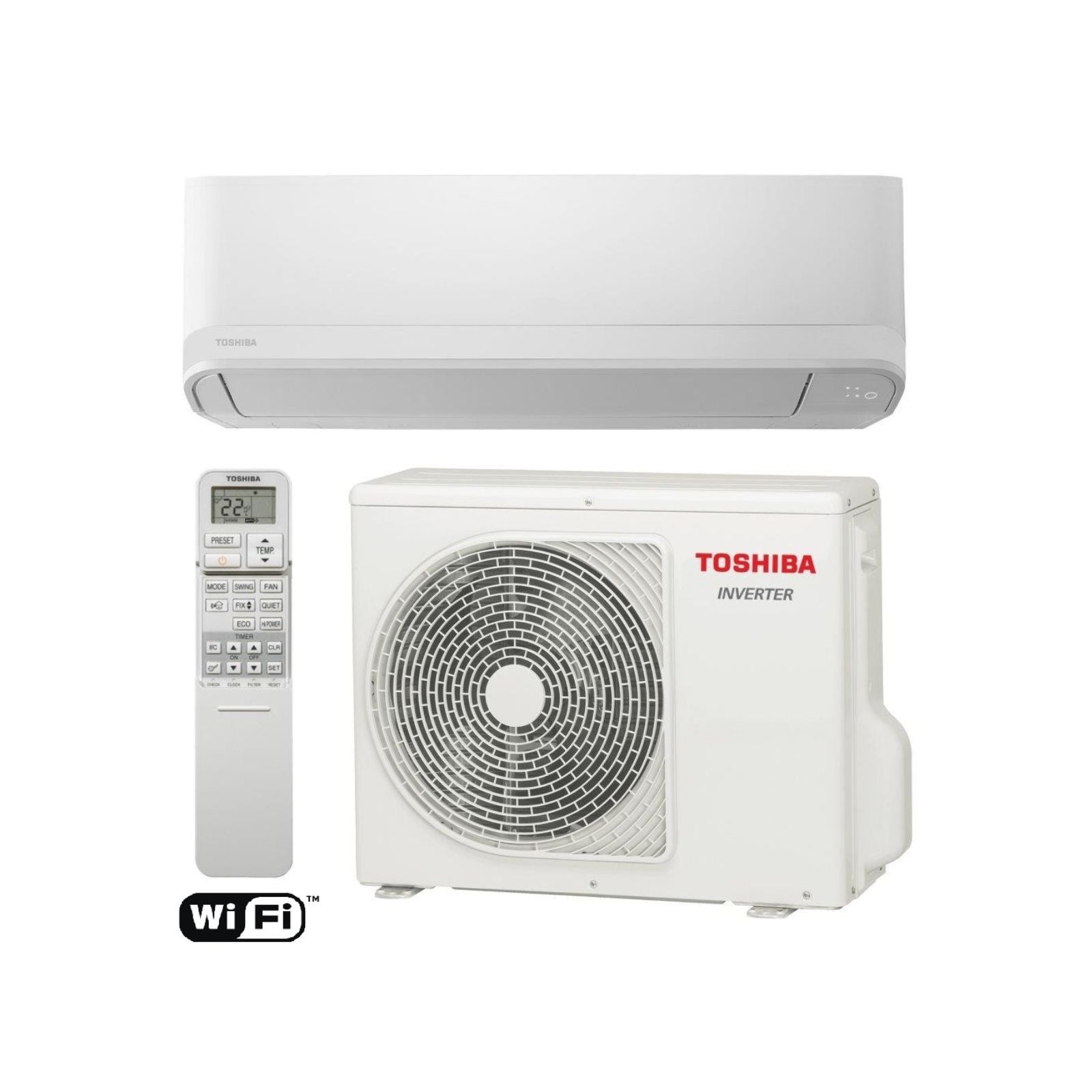Ilmalämpöpumppu Toshiba Seiya 10/13+ Wifi