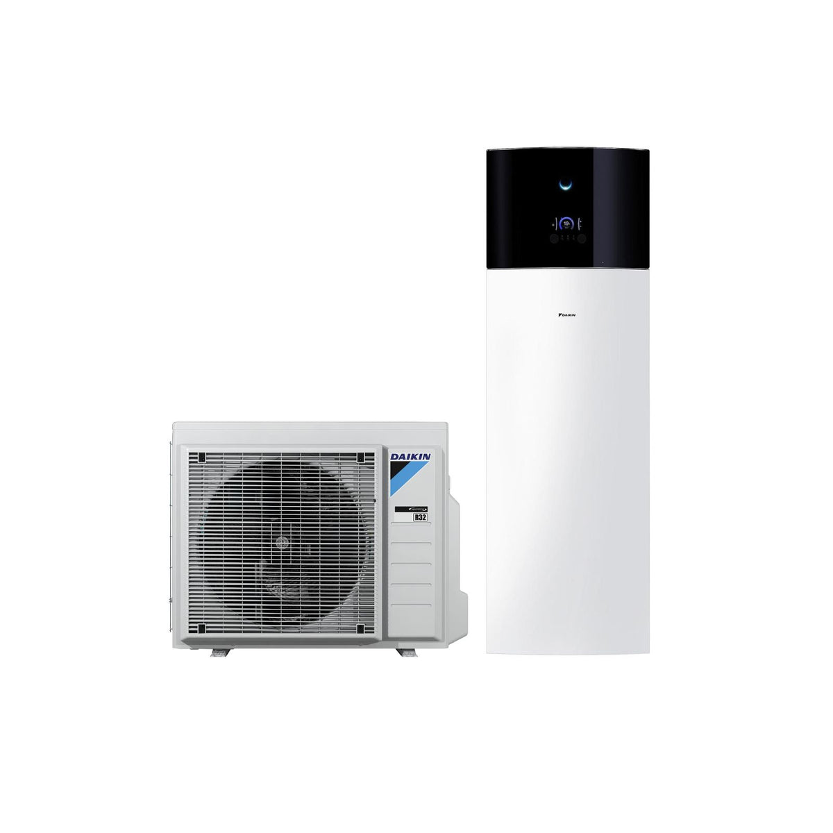 Ilma-vesilämpöpumppu Daikin 3 R 6-8 + EHVX 230 l sisäyksikkö 2 lämmityspiiriä