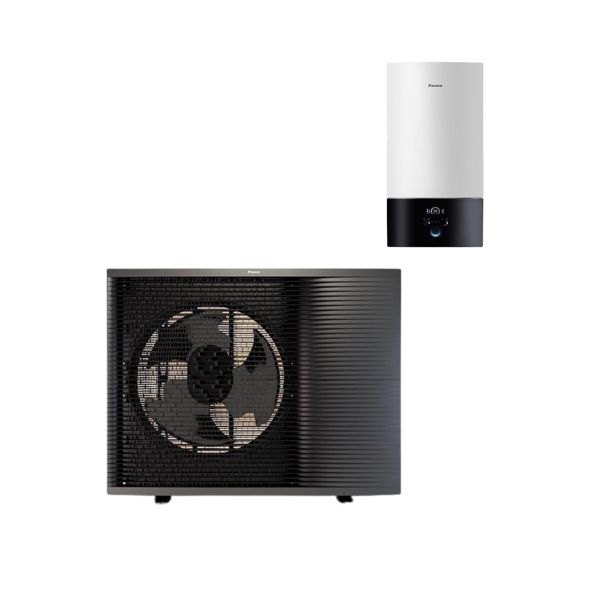 Ilma-vesilämpöpumppu Daikin 3 R MT 8-12 + ELBX seinämallin sisäyksikkö