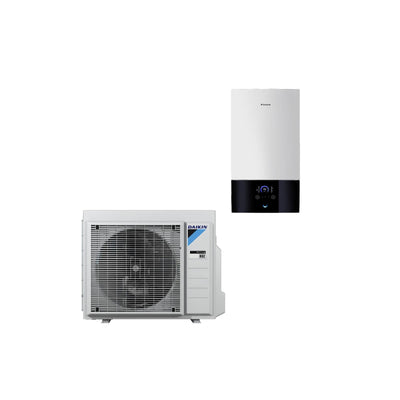 Ilma-vesilämpöpumppu Daikin 3 R 6-8 + EHBX seinämallin sisäyksikkö