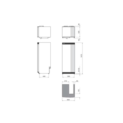 Poistoilmalämpöpumppu Nibe S735