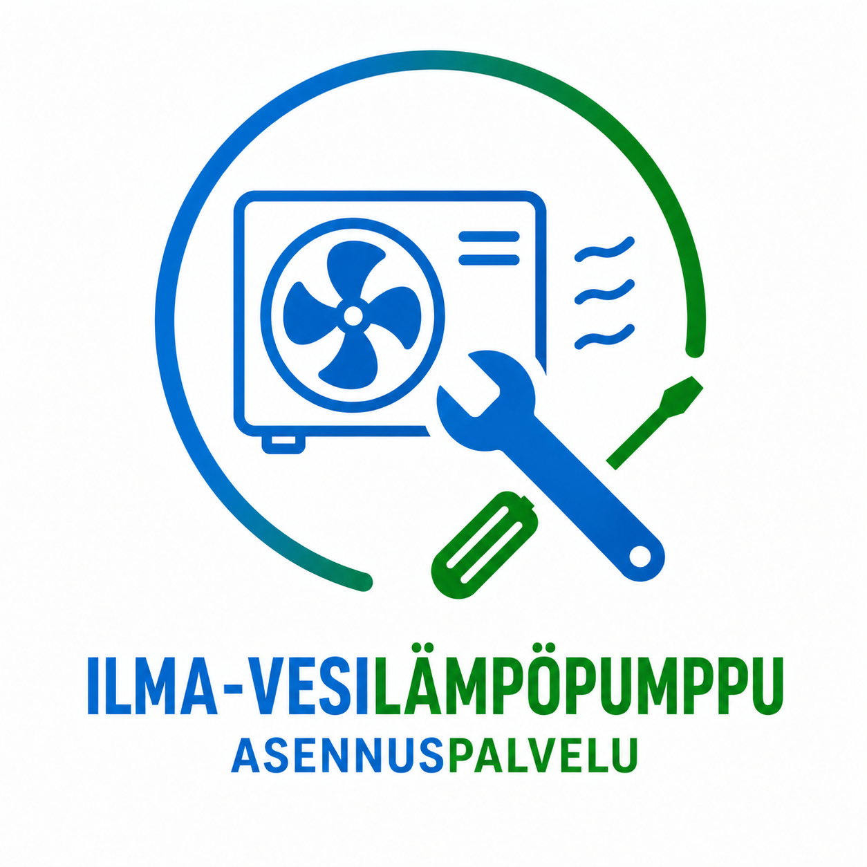 Ilma-vesilämpöpumpun asennus